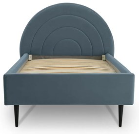 Letto blu per bambini con contenitore 120x200 cm Rainbow - Scandic