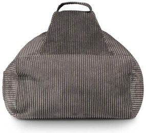 Pouf a sacco per bambini blu con rivestimento in velluto a coste Game Amuse – SLOWDOWN