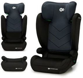 KINDERKRAFT - Seggiolino auto I-SPARK i-Dimensioni (100-150 cm) nero