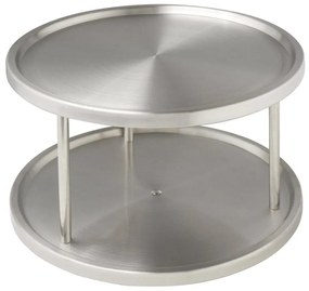 WENKO 2335100 - Carosello per mobile CABINET CAROUSEL 26,5x15,5 cm, acciaio inossidabile/argento