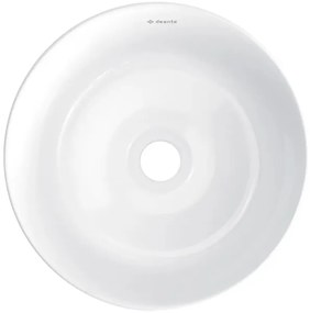 Deante CDJ_6U2S - Lavabo da appoggio JASMIN ø 28 cm ceramica/bianco