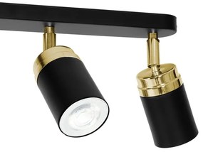 Faretto RENO 3xGU10/8W/230V nero/oro