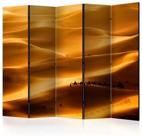 Paravento  Caravan of camels II [Room Dividers]  Colore Giallo, Dimensioni e Misure 225x172