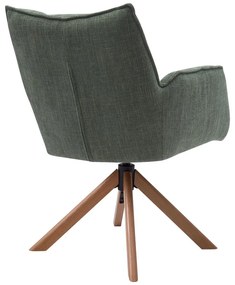 Set di sedie da pranzo verde in imbottito 2 pz Marilla – Unique Furniture