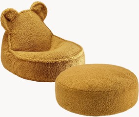 Set pouf sacco per bambini con cuscino da pavimento Maple, set da 2