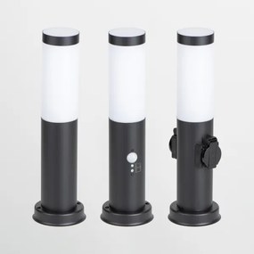 BRILAGI - Lampada da esterno con sensore NOVA 1xE27/15W/230V 40 cm IP44 nera