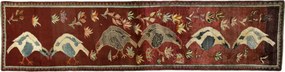 Gabbeh Tappeto persiano 320x80 Rosso (Iran) Annodato A Mano