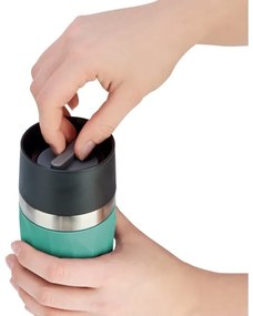Tefal - Tazza termica 300 ml COMPACT MUG acciaio inossidabile/verde
