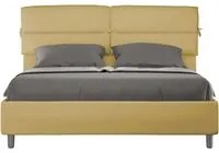 Letto Matrimoniale 160x190 cm Senza Rete Nandy Ocra