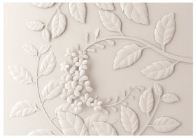 Fotomurale Paper Flowers (Cream)