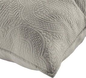 Set con copriletto e federa grigio in microfibra 240x260 cm Romane – douceur d'intérieur