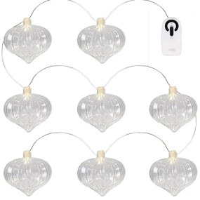 Catena luminosa numero di lampadine 8 pezzi lunghezza 120 cm Millie - Sirius