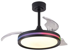 Ventilatore da soffitto Nort nero , D. 43 cm MANTRA