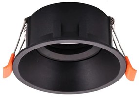 Faretto da incasso EYE 1xGU10/25W/230V tondo nero