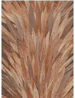 Blätter-Tapete Abanico von Arte - Braun/ Rost