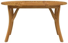 Tavolo da Giardino 150x90x75 cm Legno Massello di Acacia