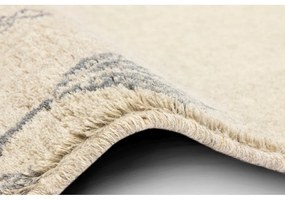 Tappeto in lana beige 200x300 cm Decori - Agnella