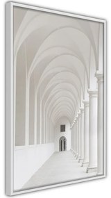 Poster White Colonnade