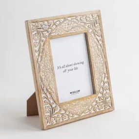 Cornice portafoto in legno di mango Sendy 23 x 28 cm - Sklum