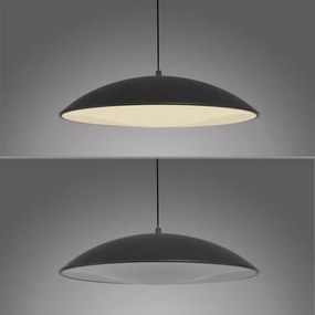 Schöner Wohnen 14606-18-LED Lampada a sospensione dimmerabile su cavo LENTE LED/17W/230V Ø40 cm, nera