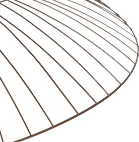 Lampada a sospensione smart bronzo scuro con doppio paralume con Wifi G95 - Pua