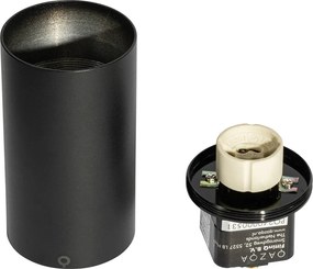 Faretto moderno nero per sistema a binario monofase GU10 35mm - Iconic Ruby Honey