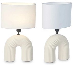 Lampada da tavolo Ponte 60 W Bianco Ceramica 26 x 41 x 15,5 cm (4 Unità)