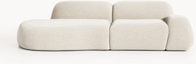 Chaise longue componibile 3 posti in bouclé Wolke