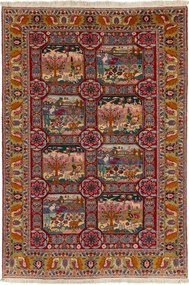 Tabriz Tappeto 370x250 (Iran) Annodato A Mano