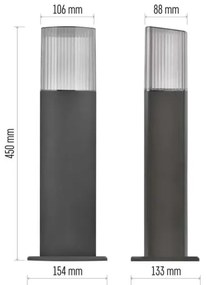 Lampada da esterno LANA 1xE27/25W/230V IP54 45 cm