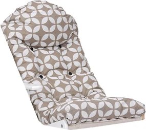 Cuscino per poltrona o sdraio imbottito tessuto policotone lusso Avana