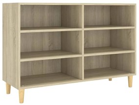 Credenza rovere sonoma 103,5x35x70 cm in legno multistrato