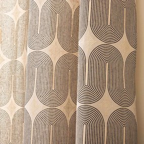 Tenda nera/beige 140x240 cm Ondine – douceur d'intérieur