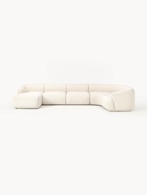 Divano angolare XL componibile in bouclé Sofia