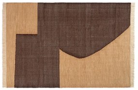 Forene Tappeto 140x200 Tan/Chocolate - Ferm Living