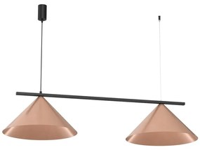 Lampada a sospensione su cavo CAPITAL 2xGX53/15W/230V oro rosa