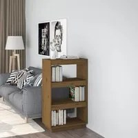 Libreria/Divisorio Miele 60x35x103 cm in Legno Massello di Pino cod 9006