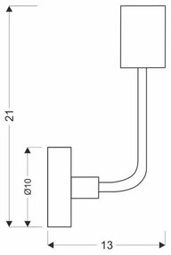Lampada da muro SAGA 1xE27/40W/230V
