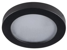 Kanlux 33122 - Luce da incasso per bagno FLINI 10W IP44 nera
