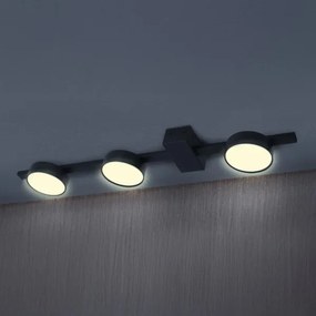 Plafoniera LED JOY 3xGX53/6W/230V nero