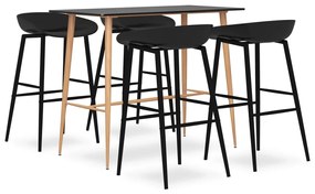 Set Da Bar 5 Pz Nero /