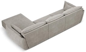 Divano angolare grigio chiaro (angolo destro) Vanda - Mazzini Sofas