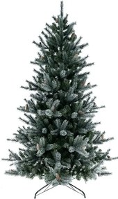 Albero di Natale artificiale innevato Birkdale verde H 180 cm