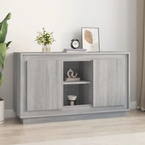 Credenza Grigio Sonoma 102x35x60 Cm İn Legno Multistrato /