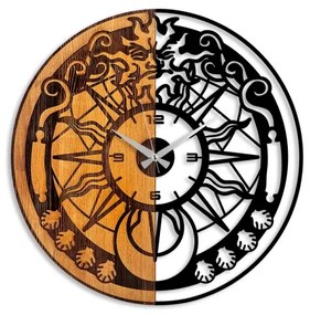 Orologio da parete diametro 56 cm 1xAA legno/metallo