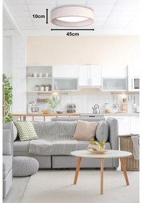 Duolla - Plafoniera LED ROLLER LED/24W/230V diametro 45 cm beige