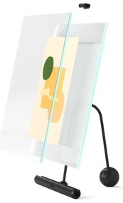 Cornice nera in vetro verticale con sostegno 16x20 cm Flute – Umbra