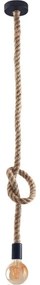Lampadario LED a sospensione con filo ROPE 1xE27/8W/230V