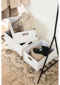 Scatole di cartone bianche in set da 3 Ture - Bigso Box of Sweden