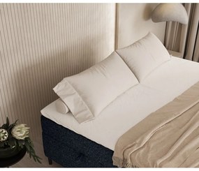 Letto boxspring blu scuro con contenitore 180x200 cm Araya - Maison de Rêve